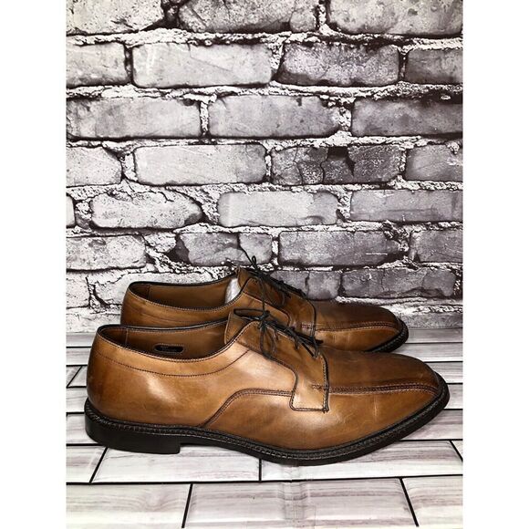 Allen Edmonds Dawson Brown Leather Derby Blucher Bicycle Dress Shoes Men Sz 13D main image 11